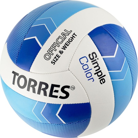 Купить Мяч волейбольный Torres Simple Color любительский р.5 в Спасске 